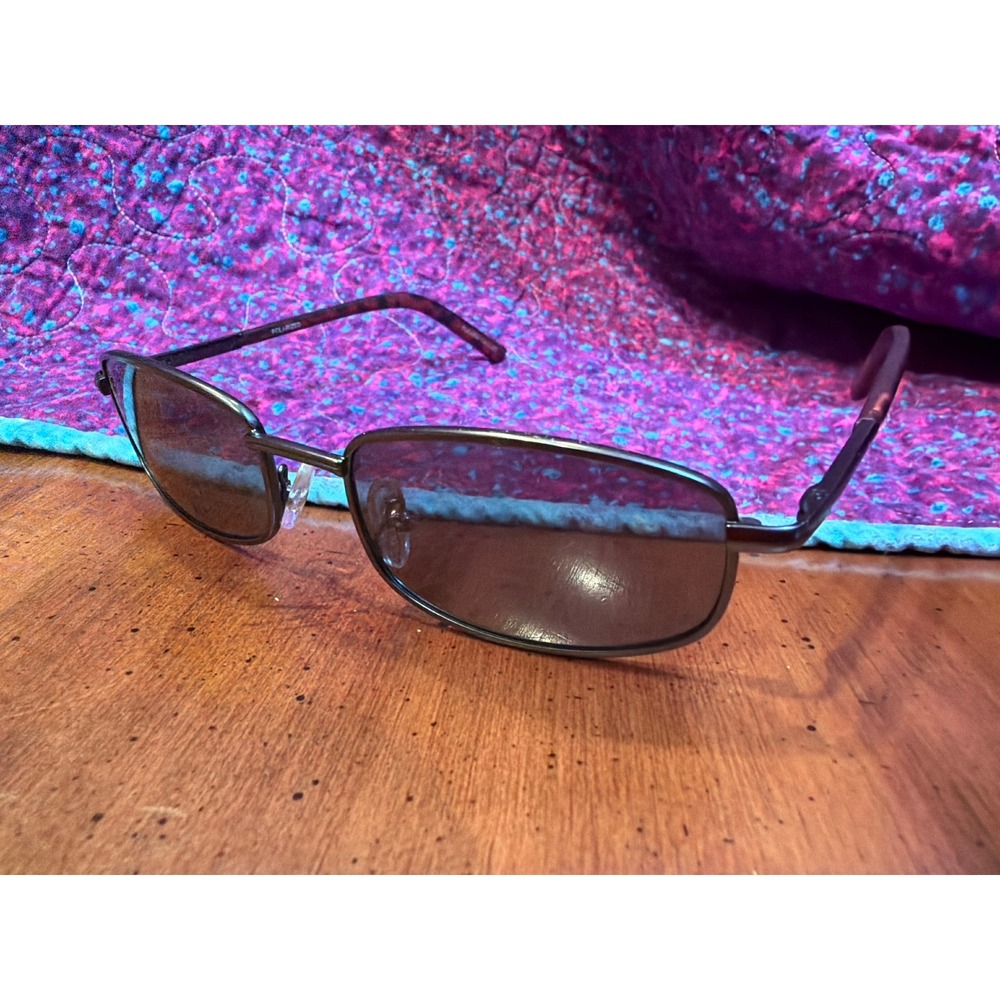 Foster Grant Solution POL FWG Sunglasses Polarized Cyber Y2K Rectangle